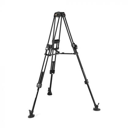 Manfrotto 645 Fast Aluminum Twin Leg Mid Spreader Tripod - Best Available Image