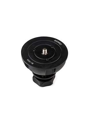 Benro BL100S 100mm Half Ball Adapter with Short Tie Down Handle Fits 100mm Bowl - Best Available Image