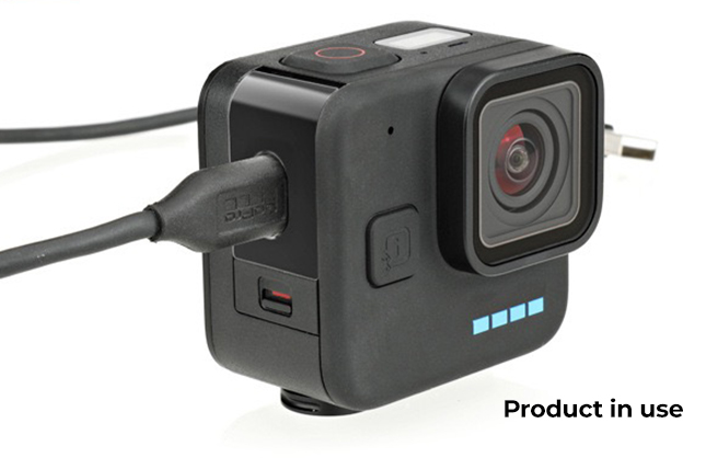 1021321_B.jpg - Camera Armour USB Pass-through Door for GoPro Hero 11 Mini