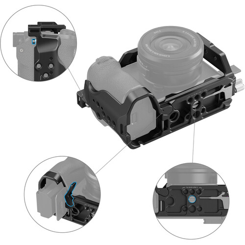 1021731_C.jpg - SmallRig Full Camera Cage Kit for Sony a6700 4336 - Image 3