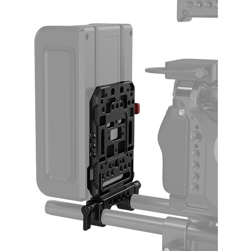 1021931_C.jpg - SmallRig V-Lock Battery Plate with 15mm LWS Rod Clamp 3016 - Image 3
