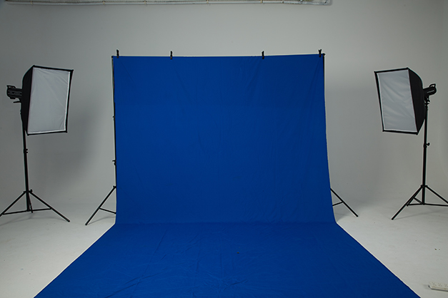 1022081_A.jpg - Krane OT-BG36 Fabric Backdrop 3x6m Blue - Image 1