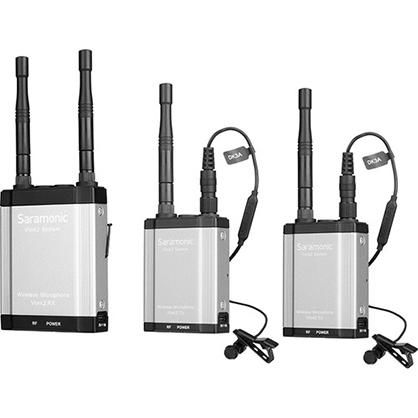 Best image for Saramonic Vlink2 Kit2 Camera-Mount 2-Person Wireless Microphone with Talkback