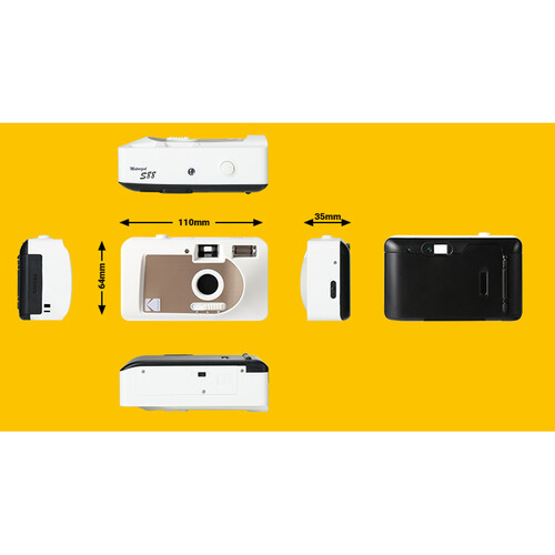 1022421_A.jpg - Kodak S-88 Motorized Film Camera (Linen White)