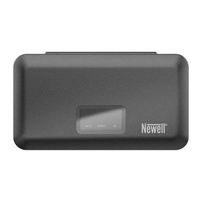 1023191_A.jpg - Newell LCD dual charger with power bank and SD card reader for Sony NP-FW50 - Image 1