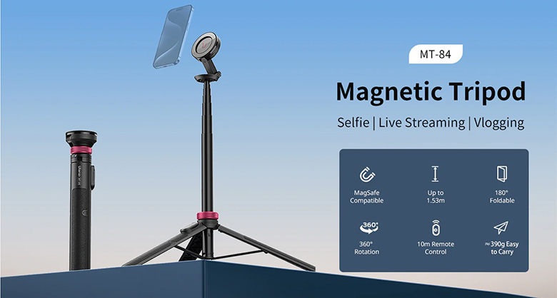 1023841.jpg - Ulanzi MT-84 Magnetic Tripod for Phone - Thumbnail
