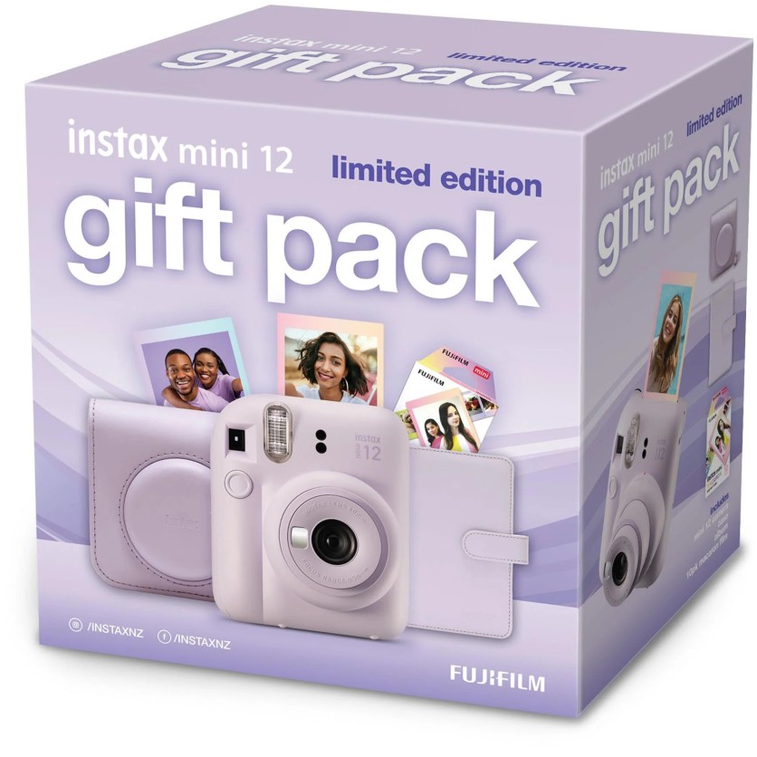 Instax Mini 12 Instant Film Camera - Lilac Purple (Mid 2024 Limited Edition Gift - Best Available Image