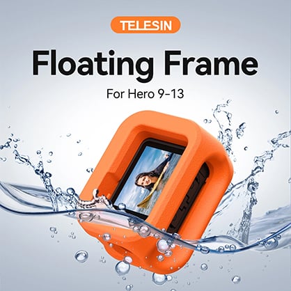 Telesin Self-Floating Water-Resistant Housing with Anti-Loss Design - Best Available Image