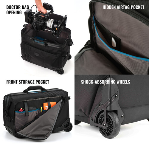 1025321_B.jpg - Tenba Cineluxe V2 Roller 24 (Black, 43L) - Image 2