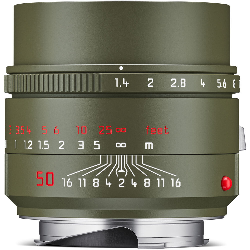 Leica Summilux-M 50mm f/1.4 ASPH. Lens (Leica M, Safari Green) - Best Available Image