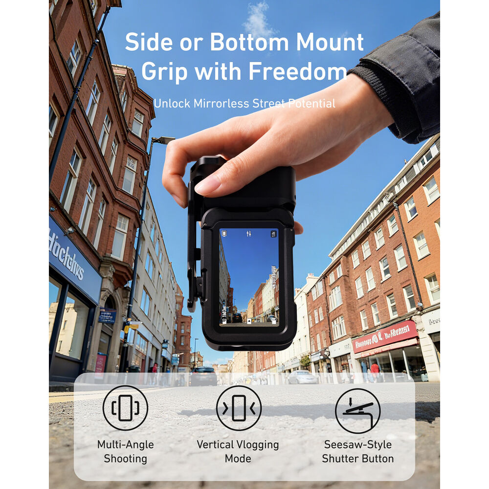 1026121_B.jpg - Telesin Aluminium Street Shot Set for DJI Osmo Action 6 - Image 2
