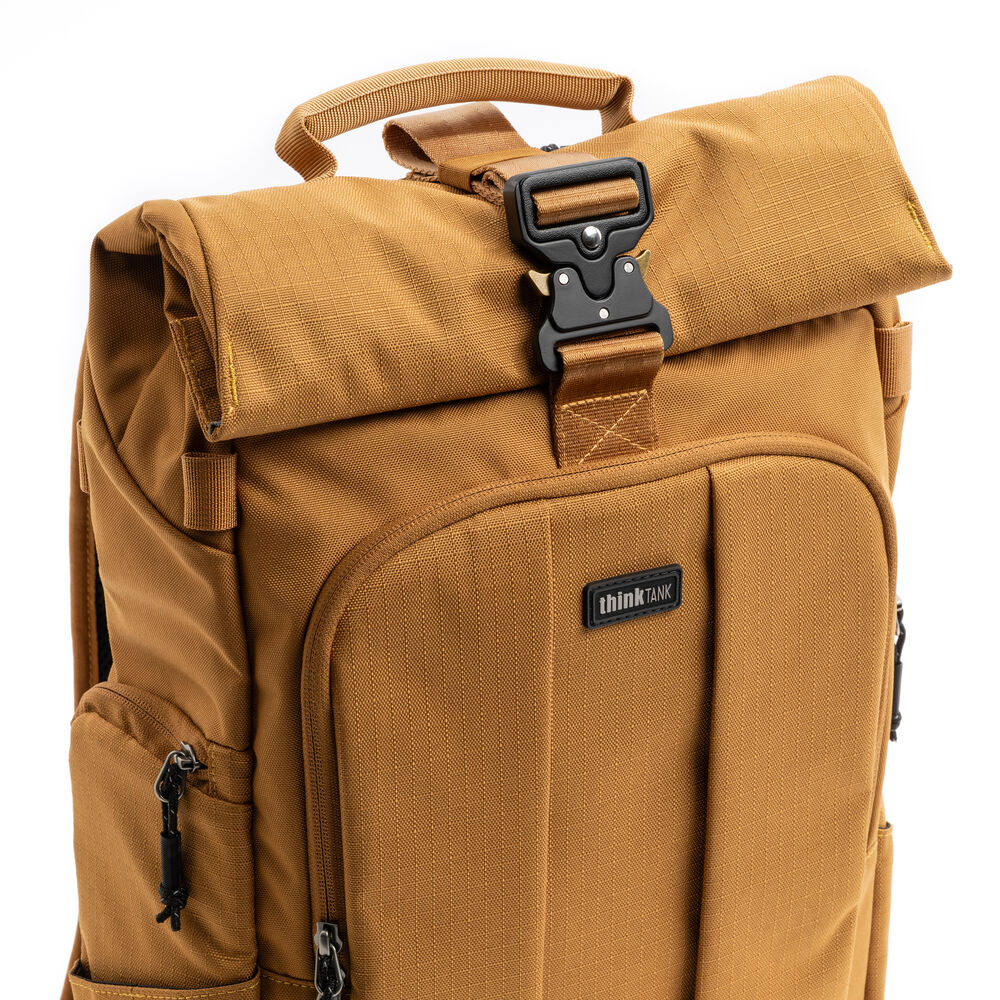 1026171_B.jpg - ThinkTank FocusPoint Rolltop Camera Backpack (Golden Hour, 30L) - Image 2
