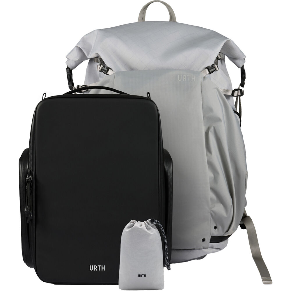 Best image for Urth Helios Outdoor Backpack 40L (Stone) + Core Camera Cube L + Rain Cover