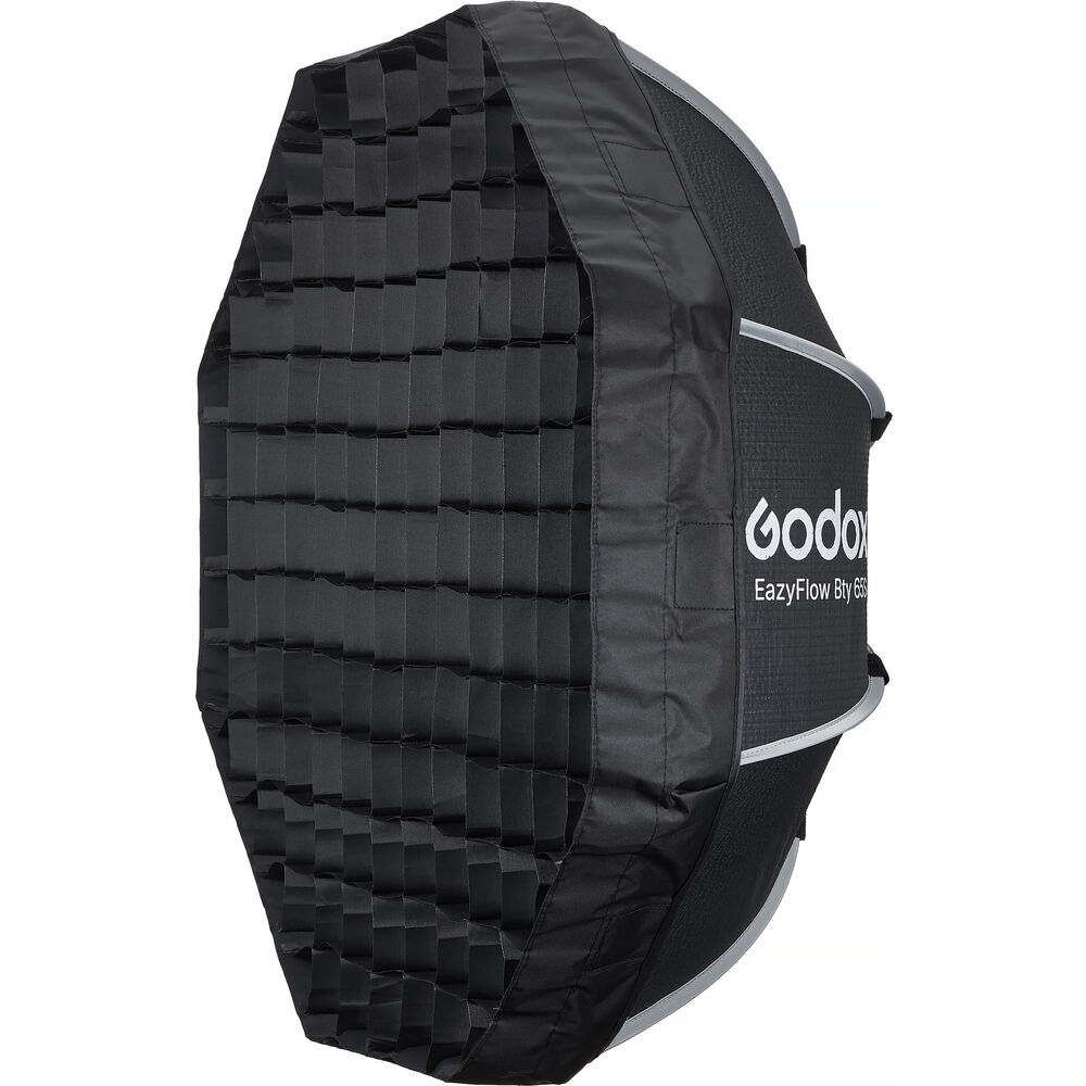 Godox EazyFlow Bty 65S Collapsible Beauty Dish (Black/Silver, 65cm) - Best Available Image