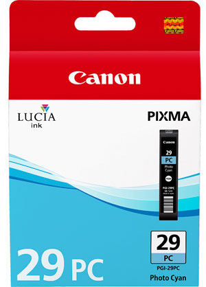 Canon PGI29PC Photo Cyan Ink Cartridge (Pro-1) - Best Available Image