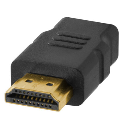 1010802_A.jpg - TetherPro HDMI Cable 3 feet BLACK - Image 1