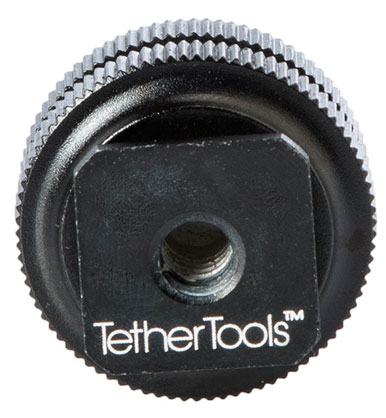 1010812_A.jpg - Tether Tools Rock Solid Hot Shoe 1/4"-20 Adapter - Image 1