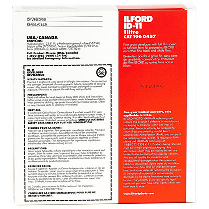 ILFORD ID11 DEVELOPER 1L (POWDER) - Best Available Image