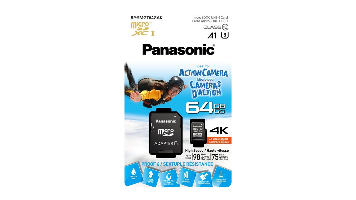 Panasonic 64GB Micro SDXC UHS-I card