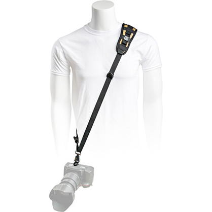 BlackRapid Delta Camera Sling Strap (Black / Coyote) - Best Available Image