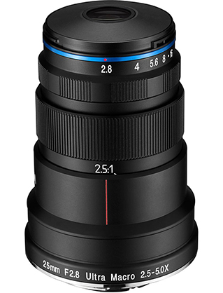 Laowa 25mm f2.8 2.5-5X Ultra Macro Lens - Sony FE