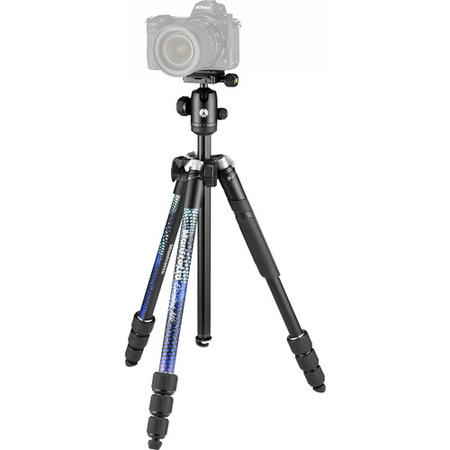 1018272_A.jpg - Manfrotto Element MII Aluminum Tripod with Ball Head (Blue) - Image 1