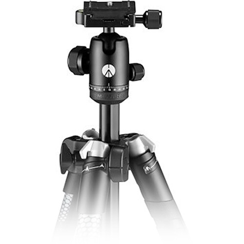 1018272_B.jpg - Manfrotto Element MII Aluminum Tripod with Ball Head (Blue) - Image 2