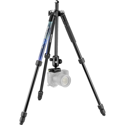 1018272_C.jpg - Manfrotto Element MII Aluminum Tripod with Ball Head (Blue) - Image 3