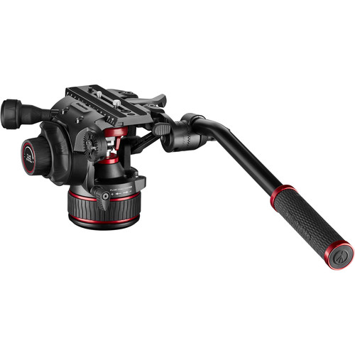 1018302_A.jpg - Manfrotto Nitrotech 608 Video Head and Carbon Twin MS Tripod - Image 1