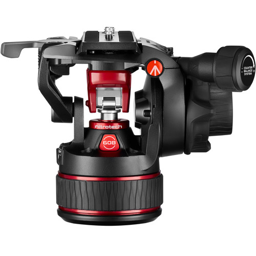 1018302_E.jpg - Manfrotto Nitrotech 608 Video Head and Carbon Twin MS Tripod - Image 5