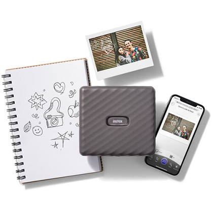 1018762_B.jpg - Fuji Instax Link WIDE Printer Mocha Grey - Image 2