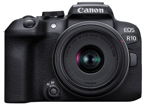 Canon R10 with RF-S 18-45mm Kit + $100 Cashback via Redemption