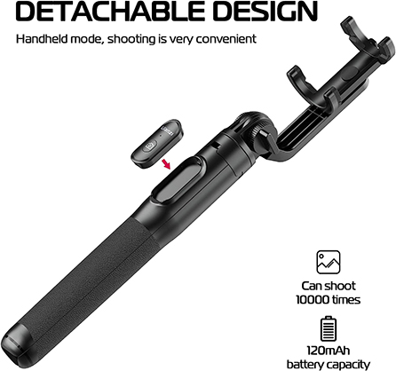 Ulanzi SK-03 Extendable Selfie Stick with Bluetooth Remote - Best Available Image