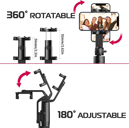 1021172_A.jpg - Ulanzi SK-03 Extendable Selfie Stick with Bluetooth Remote - Image 1