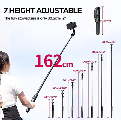 1021172_D.jpg - Ulanzi SK-03 Extendable Selfie Stick with Bluetooth Remote - Image 4