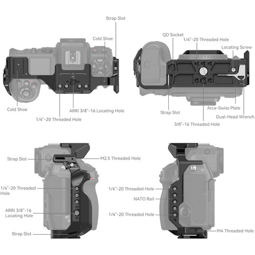 1021932_B.jpg - SmallRig Camera Cage for Nikon Z8 3940 - Image 2
