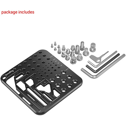 1022172_A.jpg - SmallRig Screw and Allen Wrench Storage Plate Kit 3184