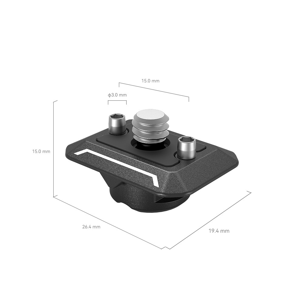 SmallRig Drop-In HawkLock Mini Universal Quick Release Plate 3730C