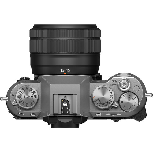 1022702_B.jpg - FUJIFILM X-T50 Mirrorless Camera with 15-45mm f/3.5-5.6 Lens (Silver) - Image 2