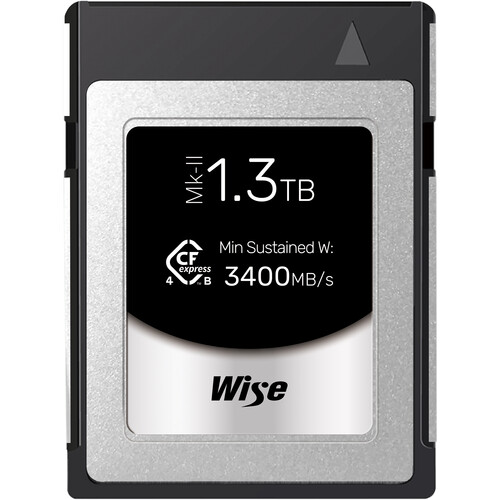 Best image for Wise 1.3TB CFexpress 4.0 Type B PRO Mark II Memory Card