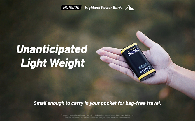 Best image for Nitecore NC10000 USB-C QC/PD 10000mAh Outdoor Compact Power Bank + Torch
