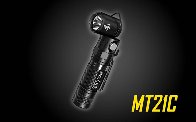 Nitecore MT21C 1000 Lumen Adjustable Right Angle Flashlight - Best Available Image