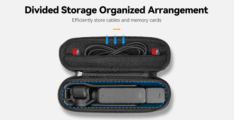 1024182_C.jpg - Telesin Portable Storage Bag DJI Osmo Pocket 3 / Pocket 4 - Image 3