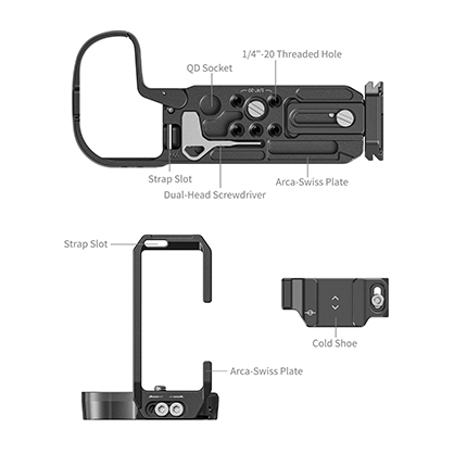 1025082_A.jpg - SmallRig L-Shape Mount Plate for Canon EOS R5 Mark II 4983 - Image 1