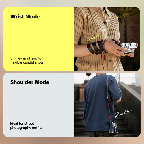 1026182_C.jpg - PGYTECH Camera Shoulder Strap Slim (Olive Green) - Image 3