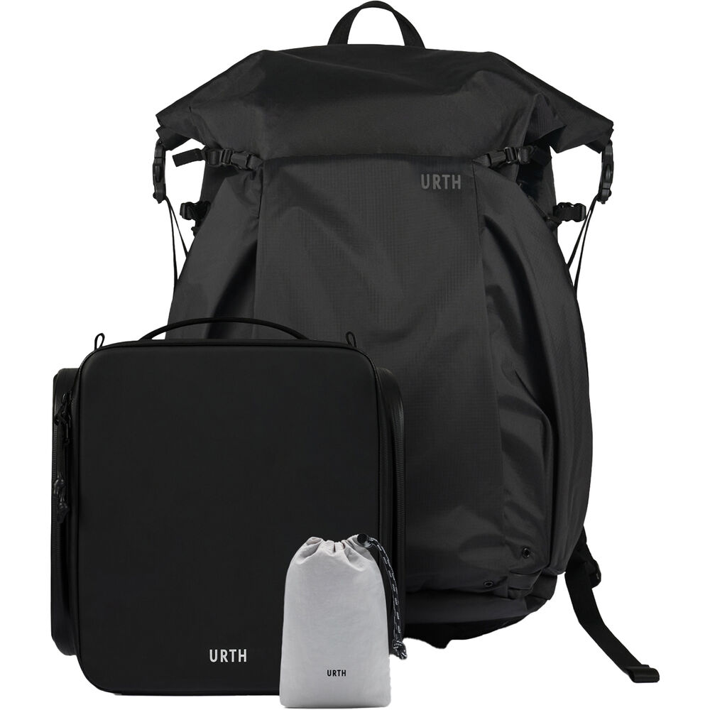 Best image for Urth Helios Outdoor Backpack 40L (Onyx) + Core Camera Cube M + Rain Cover