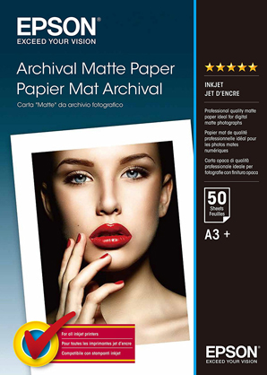 Best image for Epson Archival Matte Paper A3+ (50)
