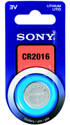 Sony CR2016 Button Battery 3v - Best Available Image