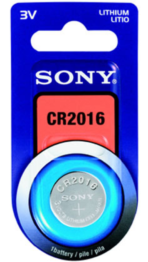 Sony CR2016 Button Battery 3v
