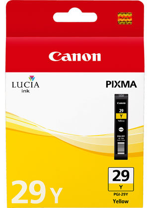 Best image for Canon PGI29Y Yellow Ink Cartridge (Pro-1)
